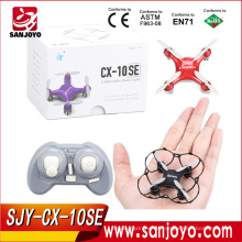 Cheerson CX-10 Versión de actualización SJY-CX-10SE Mini Drone 4CH 6-Axis 3D Flips RC Quadcopter con luces LED RTF Quadcopter